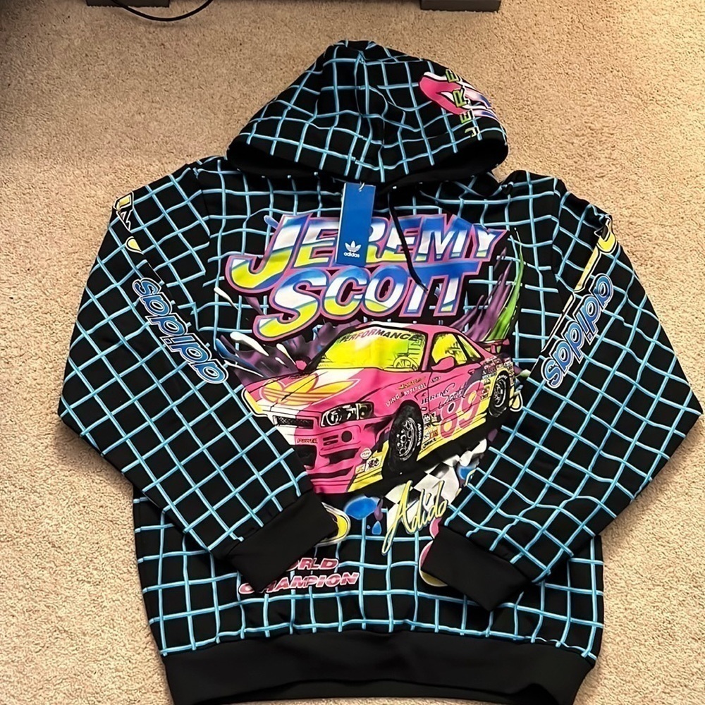 Adidas Performance Jeremy Scott racing hoodie